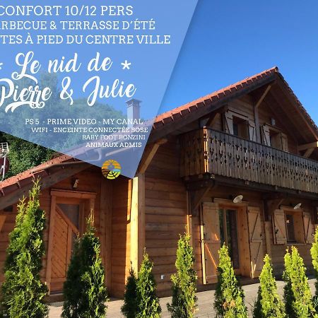 ⁂⁂ Le Nid De Pierre & Julie Cledicihome 2 Pas Du Centre Ville / Spa & Terasse Amenagee ⁂⁂ La Bresse Esterno foto